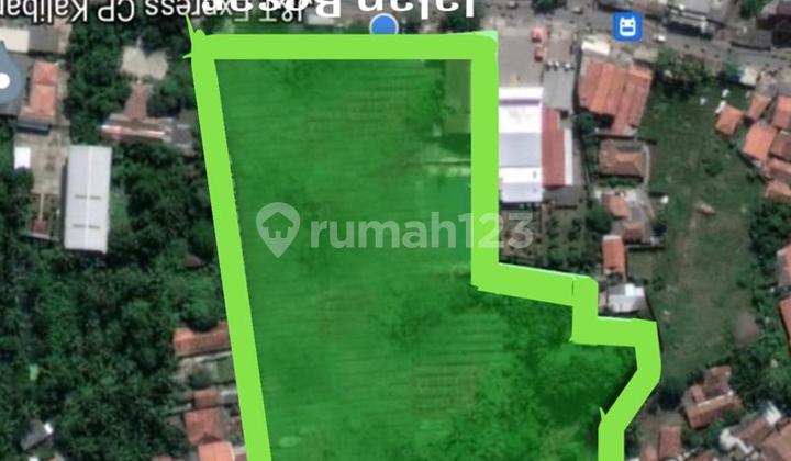 For sale 13,000m2 land with SHM title in Dadap, Tangerang, facing a main highway.