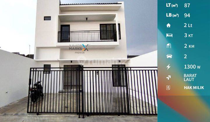 Dijual Rumah Minimalis Modern Strategis di Puri Kartika Asri Malang  1