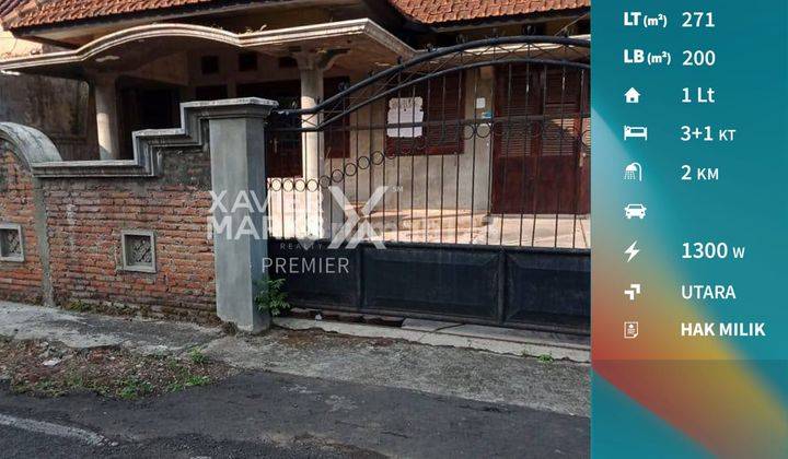 Dijual Rumah Luas Tengah Kota Malang Di Tulusrejo, Lowokwaru Malang 1