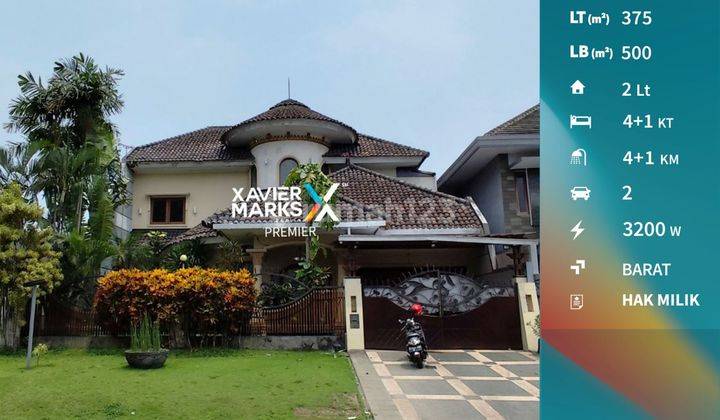 Dijual Rumah Klasik Art Deco 2 Lantai Di Blimbing Indah, Araya Malang 1