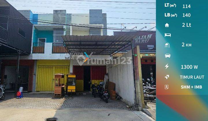 Turun Harga Dijual Ruko 2 Lantai di Jalan Danau Jonge, Sawojajar Malang 1