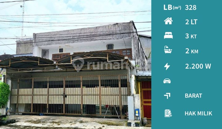 Rumah Usaha Kawasan Kuliner Area Jalan Ciliwung Malang