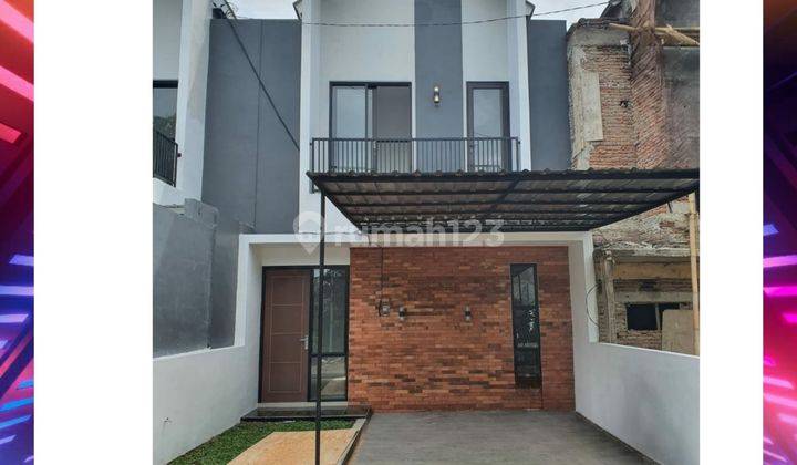 Rumah 3 Kamar Gaya Scandinavia Tengah Kota Jember. Harga Murah  1