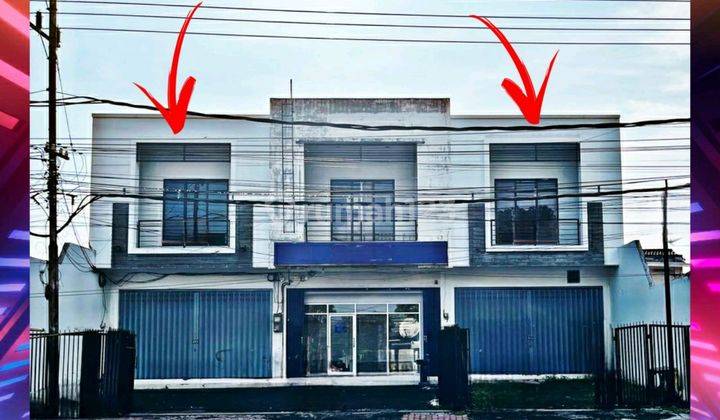 Sewa Ruko 2 Lantai Strategis Pinggir Jalan Ramai Tengah Kota Jember. Cocok Untuk Bisnis 1