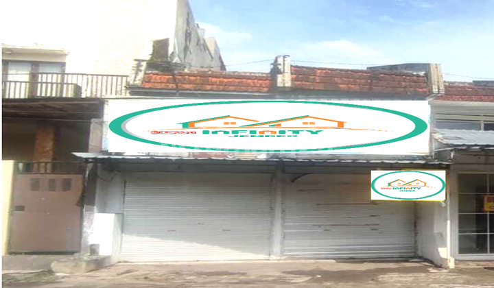 For Rent: 1-Story Shop House by the Roadside Near Unmu Jember 1