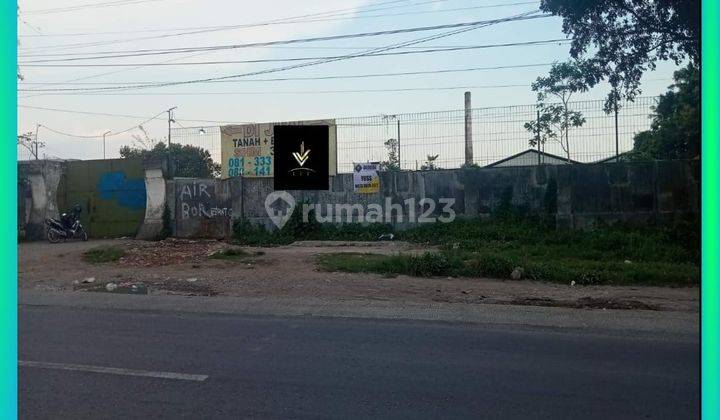 Gudang Luas Pinggir Jalan Siap Pakai Dekat Pabrik 1