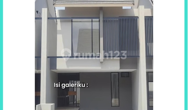 Dijual Rumah Minimalis Modern 2 Lantai Siap Huni Dekat Transmart 1