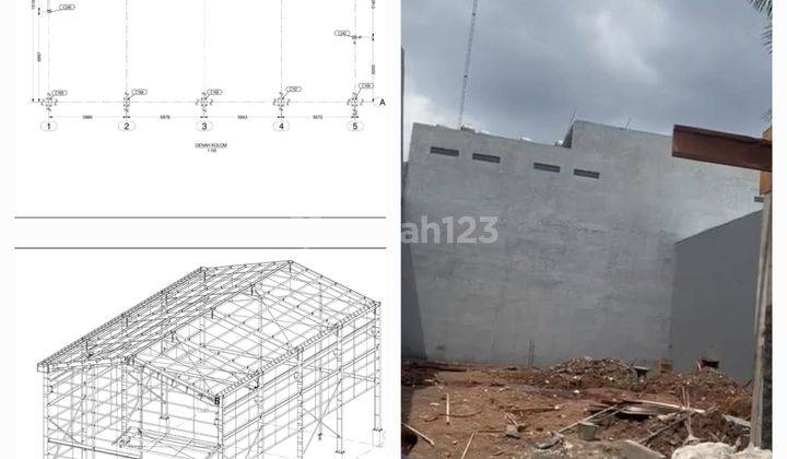 Gudang Bagus Dan Baru Luas 384m . Komplek Pergudangan Sn Sentra Niaga Harapan Indah,akses Kontainer  1