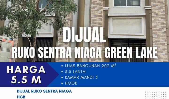 Di Jual Ruko di Green lake city Lokasi Bagus 1