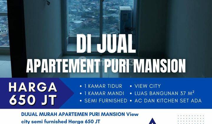 Apartemen Bagus Puri Mansion Semi Furnished 1