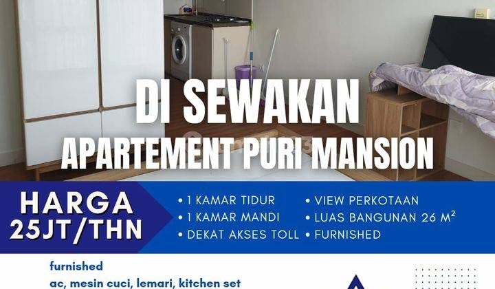 Di Jual Apartemen Puri Mansion Furnished 1