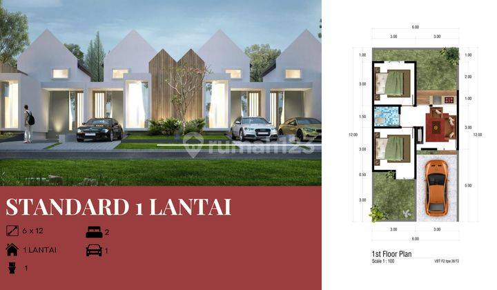 Rumah 1 Lantai Azalea Vila Bukit Tidar Malang 2