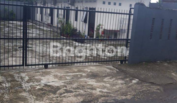 Rumah di Kemang Bogor dengan kontrakan 4 pintu dan kolam ternak ikan 1