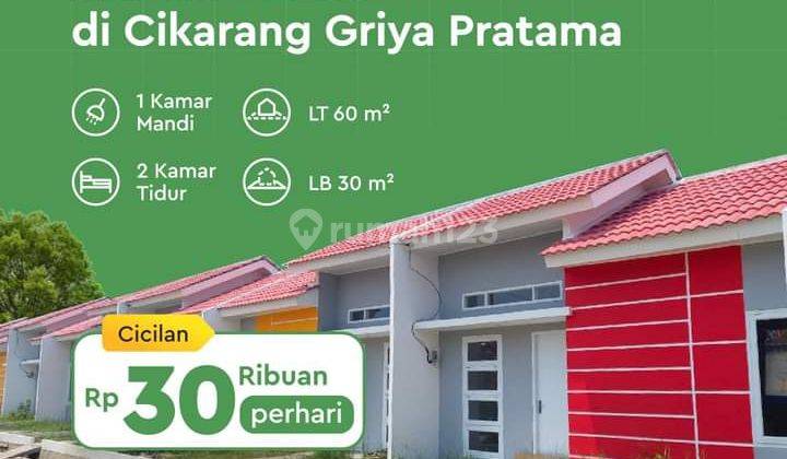 Cikarang Griya Pratama, Perumahan Subsidi Rasa Cluster Ready Stok 1