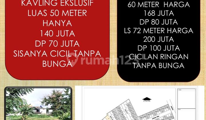 Promo Perdana Kavling Ekslusif Tanpa Bunga Pondok Serut,Pondok Kacang,Tangsel