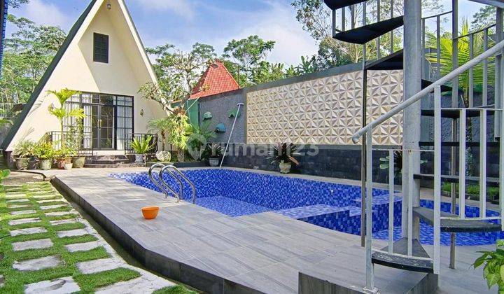 Villa Estetik , Asri View Gunung Merapi, Harjobinangun, Pakem, Diy 2