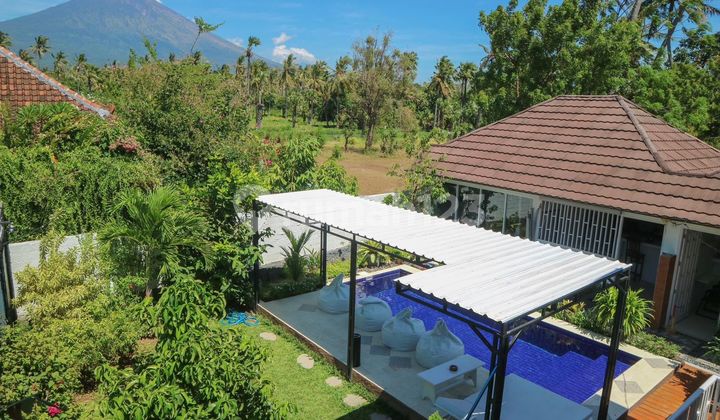 For Sale Fully Furnished 4-Bedroom Villa with Mount Agung View PK For Sale Fully Furnished 4-Bedroom Villa with Mount Agung View PK