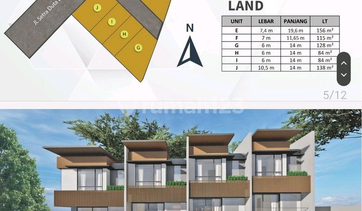 Jual Rumah Kavling Baru Eksklusif Terdepan Di Setra Duta 2