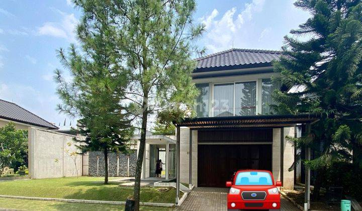 Dijual Rumah Unik Desain Arsitek Modern Nyaman di Larang Asri Kbp 1