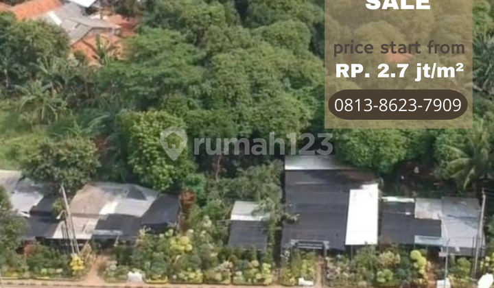 Dijual Tanah Strategis Di Cikeas Bogor Pinggir Jalan Raya 1