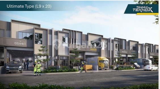 Dijual Gudang Siap Huni  Taman Tekno Berlokasi Di BSD
