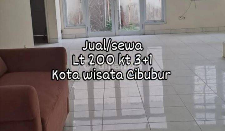 Disewakan Rumah Dekat Pintu Gerbang Kotawisata Cibubur 2