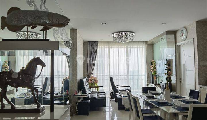 Sewa Apartemen Central Park Residences, 3+1BR Furnish Luas 112,7m2 1