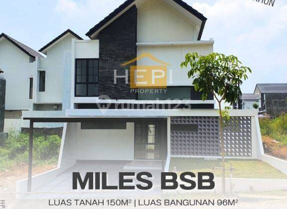 Disewakan Rumah  BAGUS di THE MILES BSB City 1