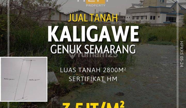 Dijual Tanah MURAH di Kaligawe Genuk SHM 1