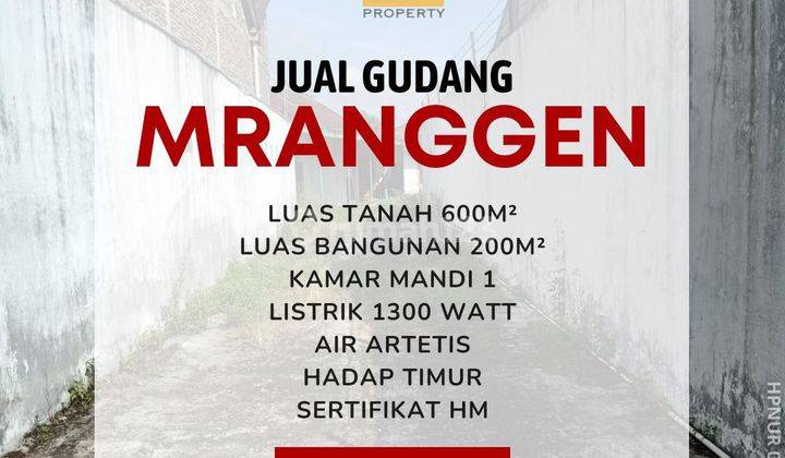 Dijual Gudang MURAH di Mranggen SHM  1