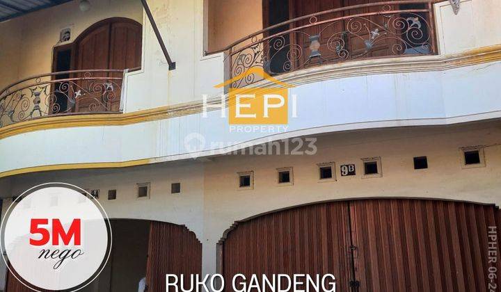 Ruko gandeng STRATEGIS di Gajah raya SHM 1