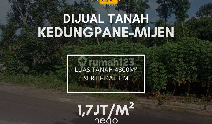 Tanah MURAH di KEDUNGPANE MIJEN SHM  1