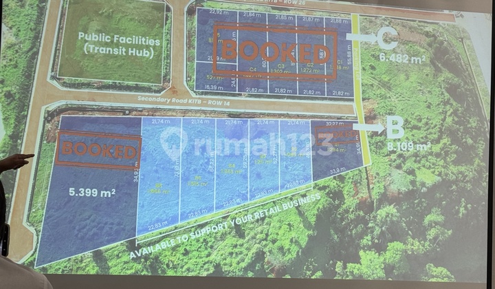 Land for Retail Business in the Integrated Industrial Area of Batang, Suitable for Restaurant Business.
