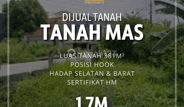 Tanah Strategis Di Tanah Mas Semarang Shm 1