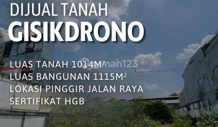 Tanah Pinggir Jalan Raya Di Gisikdrono Jl.jend Soedirman  1