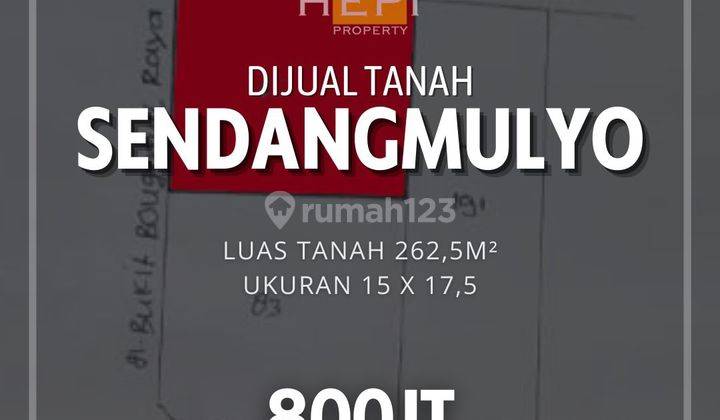 Tanah MURAH di Sendangmulyo Tembalang Semarang  1