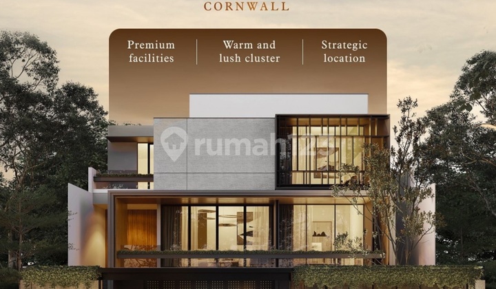 Rumah Mewah Cornwall Di Cluster Royalle Candi Golf Semarang View Bukit