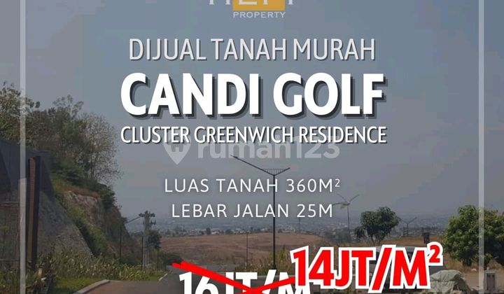Land in the Greenwich Candigolf Cluster, Semarang 1
