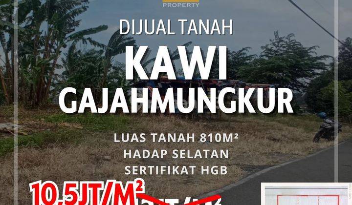 Tanah STRATEGIS MURAH Di Kawi Gajah Mungkur  1