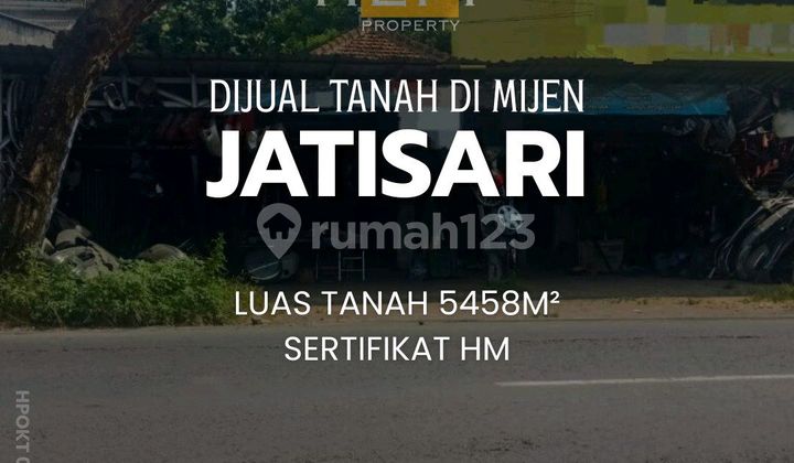 Tanah Strategis di Jatisari Mijen Semarang Pinggir Jalan Raya