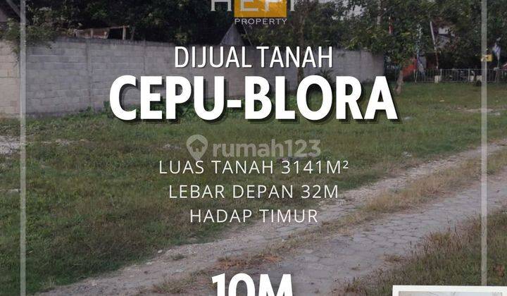 Tanah STRATEGIS Di Jalan Raya Cepu Blora  1