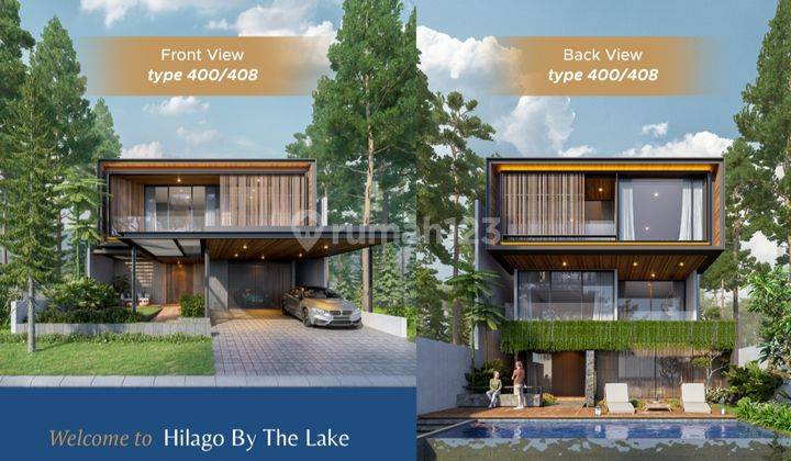 Rumah Mewah Asri Ada Swimmingpoll Di Hillago Bsb City 2 Menit Ke Sekolah Al Azhar 1