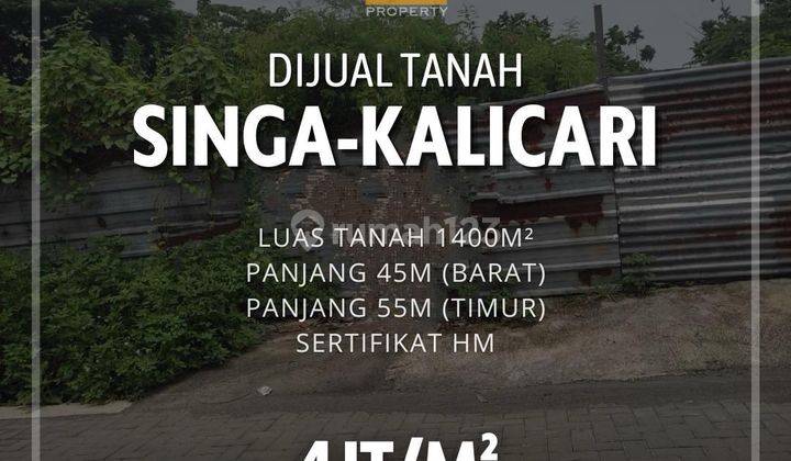 Tanah Murah Di Singa Kalicari Semarang Shm 1