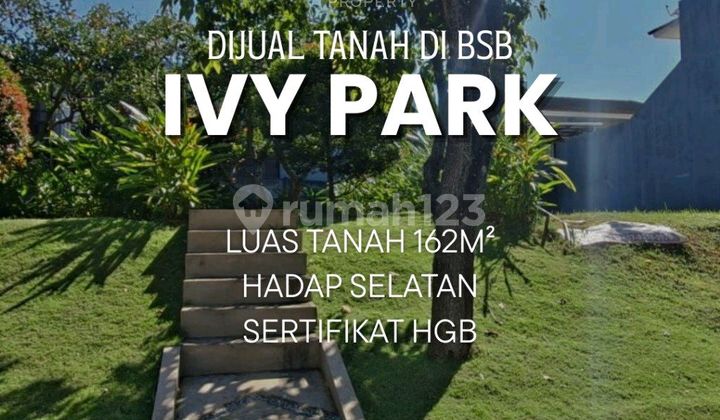 Tanah Di Dalam Cluster Ivy Park Bsb City Semarang 1menit Ke Al Azhar  1