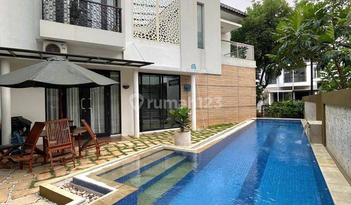 Rumah Hoek Dengan Kolam Renang Di Cluster Bintaro Jaya Sektor 7 1