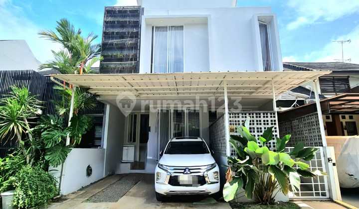 Semi-Furnished Modern Minimalist House in Bintaro Jaya Sector 9