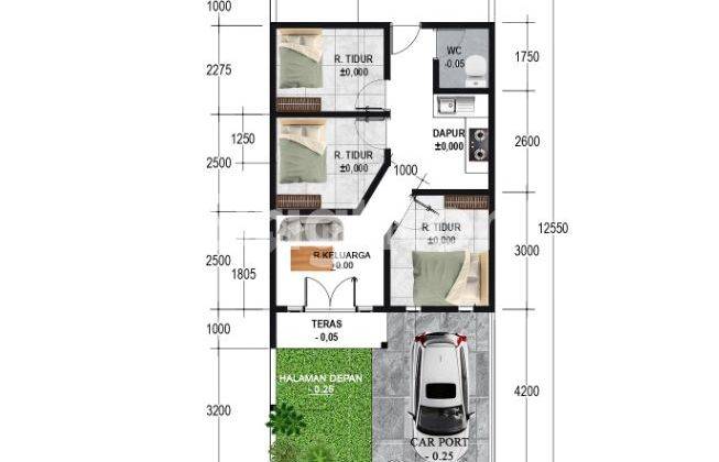 Rumah Minimalis Di Tabanan Harga Mulai 295jt 2