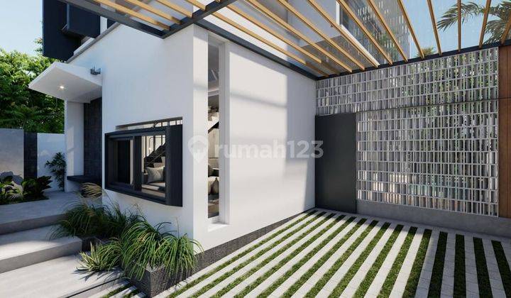 Japandi Style Vill In Kerobokan , Full Furnish  2