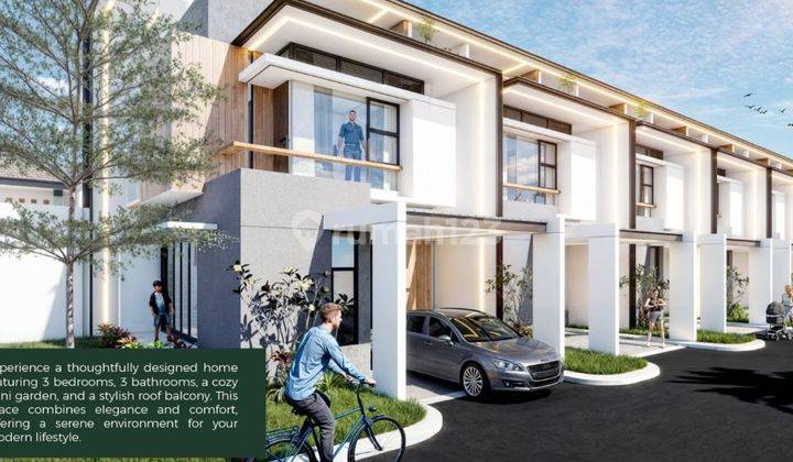 Unit Terbatas ! Di Jual Rumah 2 Lantai Agathis Golf View Tipe 106m2 Sukajadi 2