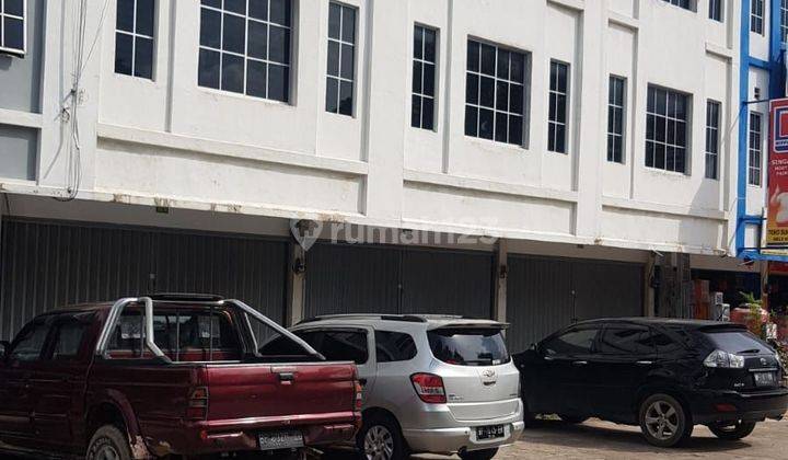 Di Sewakan 3 Unit Ruko Besar 3 Lantai Taman Niaga Sukajadi Full Renovasi 1